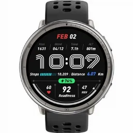 Смарт-часы Amazfit Active 2, Sport Silicone, Black