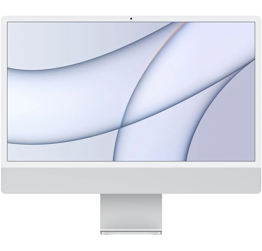 Моноблок Apple iMac 24 2021 (MGPD3), 8/512 ГБ, серебристый