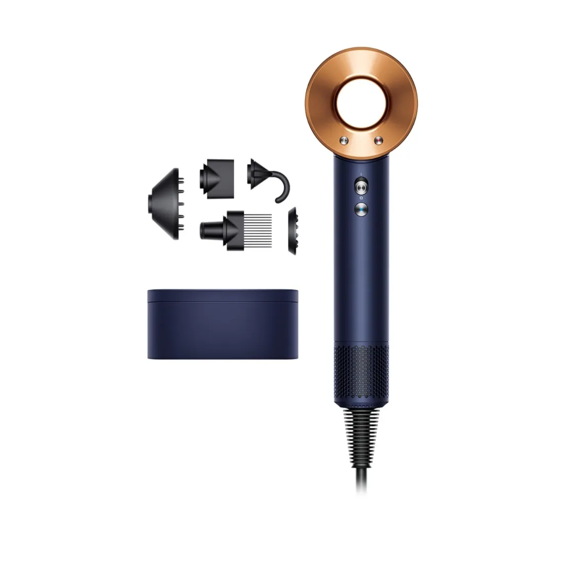 Фен Dyson Supersonic HD08, prussian blue/rich copper + кейс